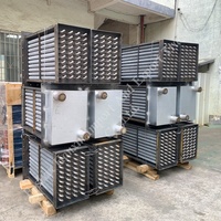 Échangeur de chaleur industriel à tubes à ailettes pour four de réchauffement de laminoir, récupérateur, préchauffeur d'air, composant de refroidissement central