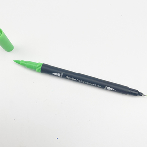 36 colori fibra laser doppia punta arte <span class=keywords><strong>calligrafia</strong></span> disegno grafico acquerello fineliner pennello pennarello set con astuccio in tessuto - Product Image 5