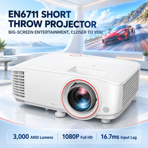 EN6711 3000 ANSI Native 1080P Kurzdistanz-DLP-Projektor 100 Zoll bei 1,5M für Schulen, Klassenzimmer, Büros und Großprojekte - Product Image 1