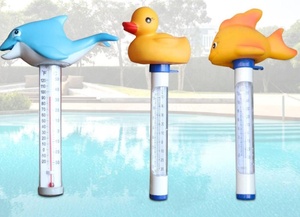 Termómetro Flotante de Plástico Blanco con Forma de Ballena para Piscina, Precio de Fábrica, para la Temporada de Natación - Product Image 4