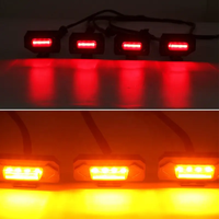 HOLY 4X4 4pcs Raptor LED Grill Lights pour 2020-2022 Tacoma OEM Grill 900LM 2835 Chip Canbus Compatible pour la route
