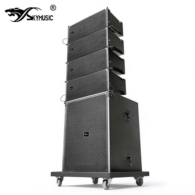 Skymusic New Line Array BRX300 2x10" Top and 2x18" Active Bass Bin Sound System
