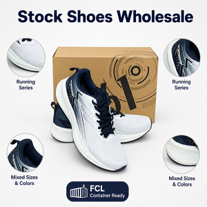 Chaussures mixtes pour femmes en stock pour fournisseurs sportifs, avec conteneur, quantité de chaussures pour Obuv Stok - Product Image 1