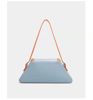 Sac bandoulière géométrique en cuir PU Lumeaux pour femme, sac à bandoulière colorblock, fournisseur OEM ODM, logo personnalisé, vente en gros