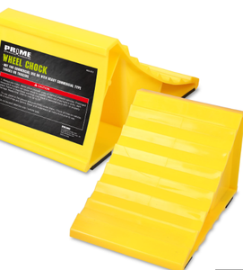 Cales de <span class=keywords><strong>roue</strong></span> robustes jaunes pour remorques, camping-cars, voitures, camions et caravanes - Product Image 3