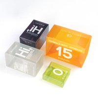 Boîte en plastique transparente personnalisée pour thé boîte d'emballage de boisson solide probiotique boîte pliable en PVC PET