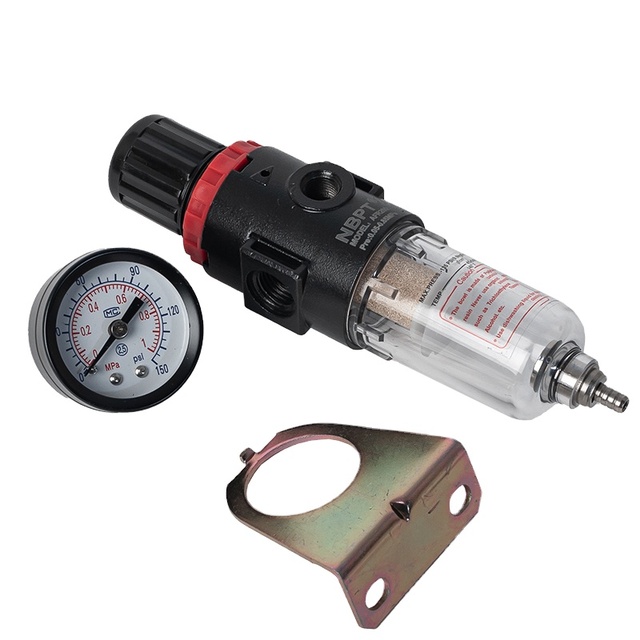 NBPT Type Pneumatic Air Filter Regulator Lubricator Longer Life Industrial & Farm Compressed Air Valves