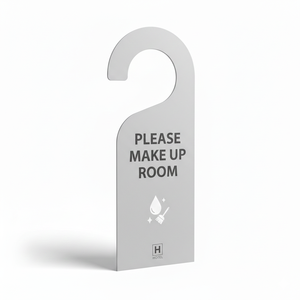 H Hotel - Gancho Metálico Resistente para Puerta de Habitación con Letrero de Limpieza y Pedidos - Product Image 1