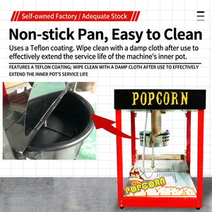 Máquina de Palomitas de Maíz Comercial a Gas HN QDMECH, Automática, Antiadherente, de Alta Eficiencia, para <span class=keywords><strong>Cines</strong></span>, Restaurantes y Tiendas - Product Image 4