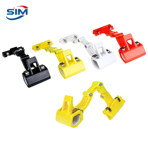 Clips d'affichage POP en plastique ABS transparent, articulations réglables, bras articulés flexibles, pinces robustes pour les supermarchés <span class=keywords><strong>de</strong></span> détail - Product Image 1