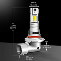 Sungmo Mini, Enchufe y Listo, 9005 LED HB3 H4, Faro LED H7 Canbus 60W, 9006 LED, Faro H1 H3, Bombillas LED para Faros Antiniebla de Coche