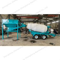 Corps portatif de camion de mélangeur concret de malaxeur de ciment de 3 yards cubes très utilisé