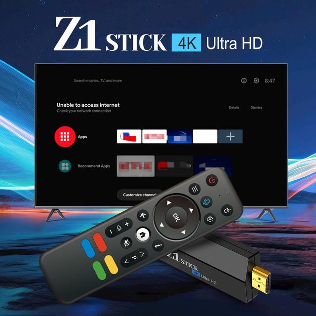 Factory Direct Price-HOT MODEL TV STICK-Z1 Stick H313 2+16 Dual Wif+BT Voice Remote