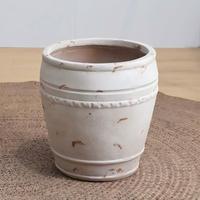 Offres de vente directe d'usine : Pots de fleurs vintage en argile de magnésium en forme de réservoir de grande capacité pour salons