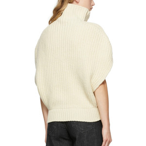 <span class=keywords><strong>Pull</strong></span> d'hiver décontracté pour femmes avec <span class=keywords><strong>manches</strong></span> longues chauve-souris <span class=keywords><strong>col</strong></span> <span class=keywords><strong>roulé</strong></span> hauts tricotés coton laine haut pour <span class=keywords><strong>femme</strong></span> - Product Image 3