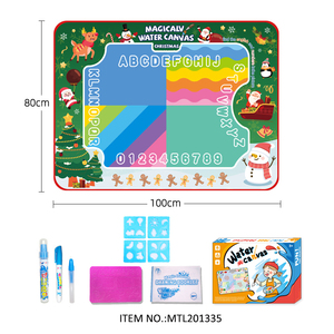 Esteras de pintura mágicas DIY educativas de gran tamaño Aqua Water Doodle Mat Magic Water Drawing Mat juguetes para niños - Product Image 4
