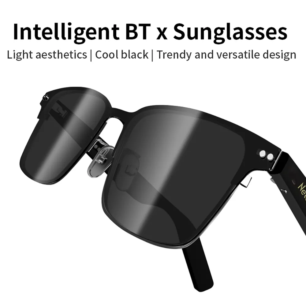Hot selling Intelligent wireless smart audio glasses for listening to music anti ultraviolet lens