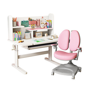 Conjunto <span class=keywords><strong>de</strong></span> Escritorio y Silla <span class=keywords><strong>de</strong></span> Estudio para Niños <span class=keywords><strong>de</strong></span> Primaria, <span class=keywords><strong>Mesa</strong></span> <span class=keywords><strong>de</strong></span> Diseño Moderno y Simple <span class=keywords><strong>de</strong></span> Metal - Product Image 5