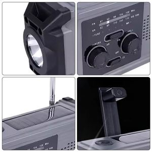 Nouvelle Arrivée 2026 : Radio d'Urgence à Énergie Solaire et Manivelle avec Fonction Alarme et Torche - Product Image 4