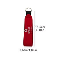 Individuelles Logo Neopren Sublimations-Schlüsselanhänger Schlüsselring-Halter für Werbegeschenke