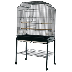 Parkit, parrotet, burung lovebird, sirip, burung, burung bayan, burung beo & kandang penerbangan kecil dengan dudukan - Product Image 1