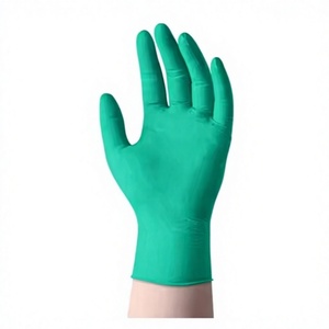 Gants d'examen en nitrile bleus avec logo personnalisé, gants de protection jetables - Product Image 4