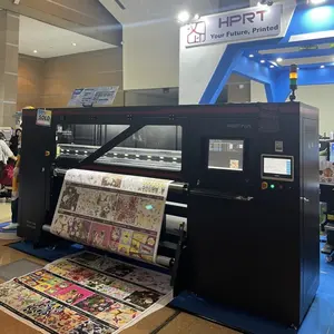 HPRT DA182T Impressora Industrial Digital para Rolo de Tecido de Tecido de Impressão por Sublimação de Tintas a jato de tinta