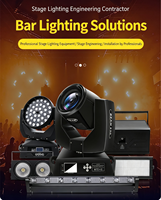 Полный комплект светодиодных прожекторов для сцены с управлением DMX512, IP65, для баров и банкетных залов