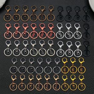 <span class=keywords><strong>Prix</strong></span> de gros, mousqueton en métal plaqué or, fermoir à homard, boucles de porte-clés, clip de porte-clés, crochet pour la fabrication de sacs, accessoire de porte-clés - Product Image 1