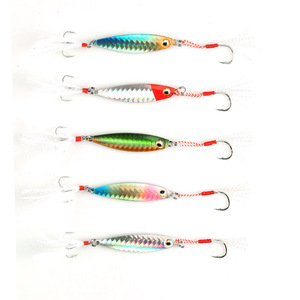 เหยื่อตก<span class=keywords><strong>ปลา</strong></span>ใหม่ล่าสุด Brave Bionic Fish Bait Jig เหยื่อปลอมแบบแข็ง เหยื่อโลหะพิมพ์ลาย สำหรับ<span class=keywords><strong>ปลา</strong></span>เทราต์ <span class=keywords><strong>ปลา</strong></span>คาร์พ - Product Image 1