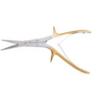 Ciseaux à cartilage Gorney Turbinate 8″ (20 cm) à lame dentelée inclinée – Ciseaux à double action en acier inoxydable pour la coupe du septum et du cartilage par Vaslcare - Product Image 1