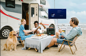 32-inch Android HD Màn hình cảm ứng thông minh TV bánh xe LED được xây dựng trong pin Stereo <span class=keywords><strong>Player</strong></span> cho chơi game học tập trực tuyến Quảng Cáo - Product Image 5