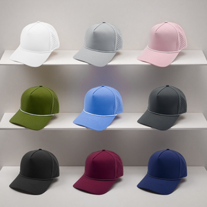 Gorra de Béisbol Personalizada con Parche de Silicona PVC, Logotipo de Alta Calidad, 5 Paneles, Perforaciones Cortadas con Láser, Resistente al Agua - Product Image 3