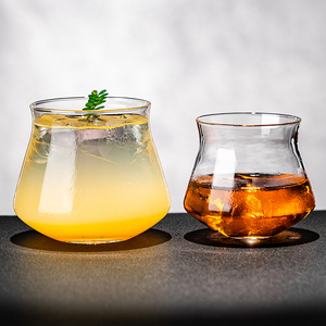 和風ドリンクグラスエレガントなビジネスホームコーヒービール用既製バッファローミルクジュース冷たい飲み物 - Product Image 2