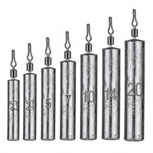 Plombs de pêche poids 2.5g -20g poids de chute gouttelettes d'eau plombs accessoires de pêche pour bar - Product Image 1