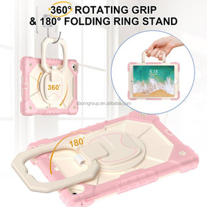 Nhiệm Vụ Nặng Nề Silicone Cao Su Trường Hợp Đối Với <span class=keywords><strong>iPad</strong></span> <span class=keywords><strong>9.7</strong></span> Inch 5th & 6th Thế Hệ <span class=keywords><strong>New</strong></span> <span class=keywords><strong>iPad</strong></span> Pro <span class=keywords><strong>9.7</strong></span> Bìa Với Tay Grip Máy Tính Bảng Bao Gồm Trường Hợp - Product Image 3