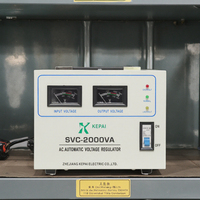 Prix d'usine OEM 2kva 3kva monophasé 110V 220V 230V AC stabilisateur de tension automatique