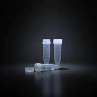 Tube à centrifuger blanc jetable de haute qualité pour laboratoire médical, fond conique, gradué, 15 ml