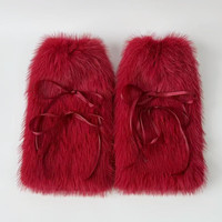 Chaussettes-chaussons souples pour femme, style Y2K, automne/hiver, avec détails nœud et lacets, mi-mollet, en polyester