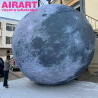 Lune gonflable de 3,5 m, lune géante personnalisée, gonflables sur le thème de l'espace, lune solaire gonflable