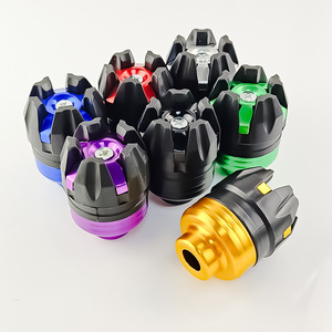 Qiangye – couvercle anti-collision en alliage d'aluminium pour fourche de moto, pour amortisseur avant de vélo électrique, rouge, bleu, noir, or - Product Image 3