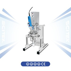 Reactor <span class=keywords><strong>de</strong></span> <span class=keywords><strong>Vidrio</strong></span> Encamisado <span class=keywords><strong>de</strong></span> Una Sola Capa SCITEK <span class=keywords><strong>de</strong></span> 1L, 0-800 rpm/min, Regulación Electrónica <span class=keywords><strong>de</strong></span> Velocidad Continua, Temperatura Pantalla Digital <span class=keywords><strong>para</strong></span> <span class=keywords><strong>Laboratorio</strong></span> - Product Image 4