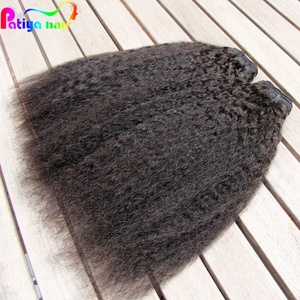 Oferta de Viernes Negro: Cabello Liso Rizado para Tejer, Suave y Liso, Doble Trama, Brasileño, Grado 14A, Cutícula Alineada, Paquetes de Cabello Humano Virgen - Product Image 5