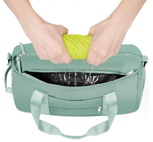 بيع بالجملة حقيبة حمل مخصصة لعطلة الأسبوع مقاومة للماء رطبة وجافة للسفر بين عشية واحدة مع حذاء وجيب رطب - Product Image 5