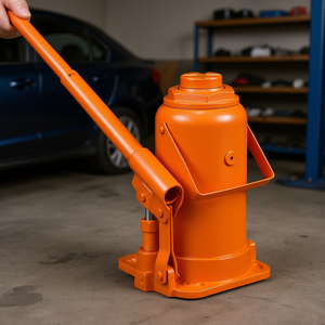 แม่แรงไฮดรอลิกแบบขวด 20 ตัน ระยะยก 8.9-17.1 นิ้ว แบบเชื่อม สีส้ม สำหรับรถยนต์ SUV รถกระบะ ซ่อมรถยนต์ - Product Image 2
