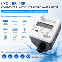 Compteur d'eau numérique ultrasonique RS485 IP68 DN15 DN20, compteurs de débit électroniques intelligents pour usage résidentiel