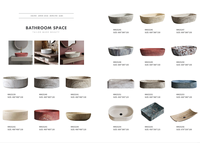 Meuble de salle de bain autoportant en bois massif, style nordique moderne, étanche et écologique, avec étagère de rangement rustique Wabi-Sabi