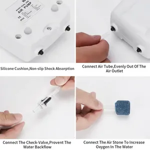 <span class=keywords><strong>JEBO</strong></span> 9950/9970 AC/DC 5V 2W bomba de oxígeno para tanque de peces batería de litio silenciosa bomba de aire para acuario al por mayor - Product Image 4