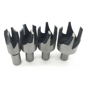 Yili Plug Cutting Bits 45 Steel Forstner Drill Bit Round Shank Woodworking Drilling <b>Tool</b> - Product Image 1