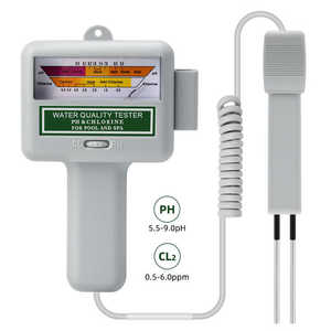 Medidor de <span class=keywords><strong>PH</strong></span> <span class=keywords><strong>CL2</strong></span>, medidor de cloro, medidor 2 en 1, probador de <span class=keywords><strong>PH</strong></span>, probador de <span class=keywords><strong>Cl2</strong></span> para piscina, spa, aguas termales - Product Image 1
